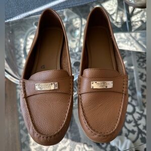 Coach Fredrica Caramel Loafers Flats Slip On 9.5
